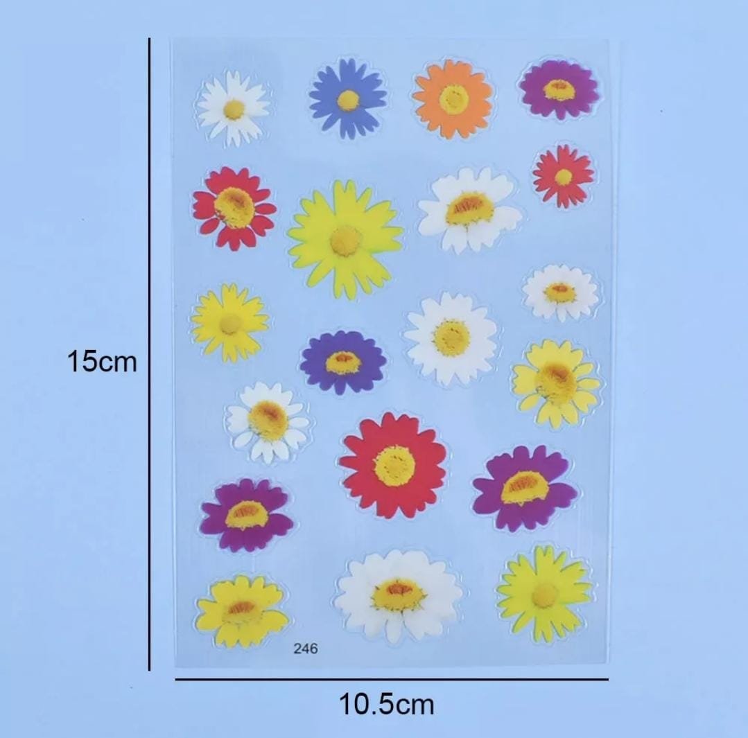 Sticker flores 246
