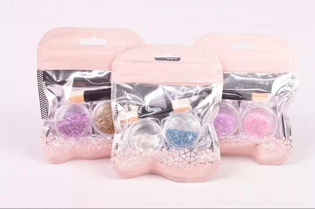 Brillos x2 sin color a eleccion