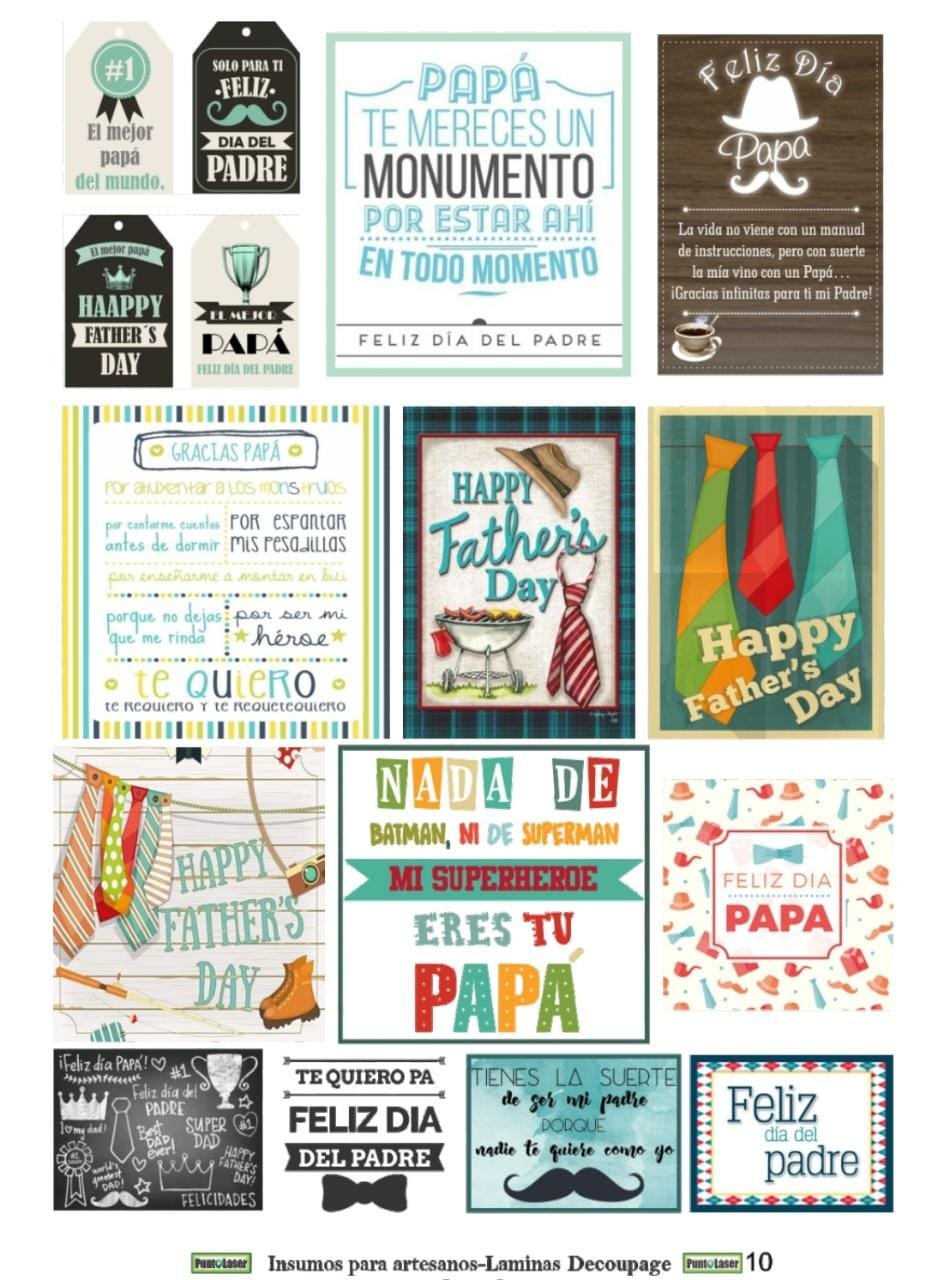 Laminas dia del padre 010