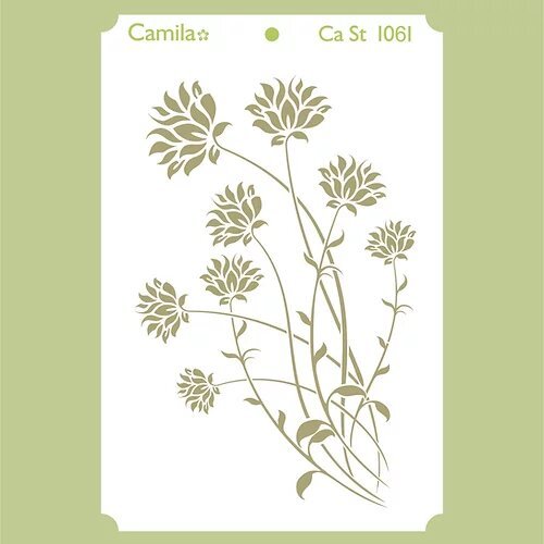 Ca st 1061 20cmx30cm Stencil Camila