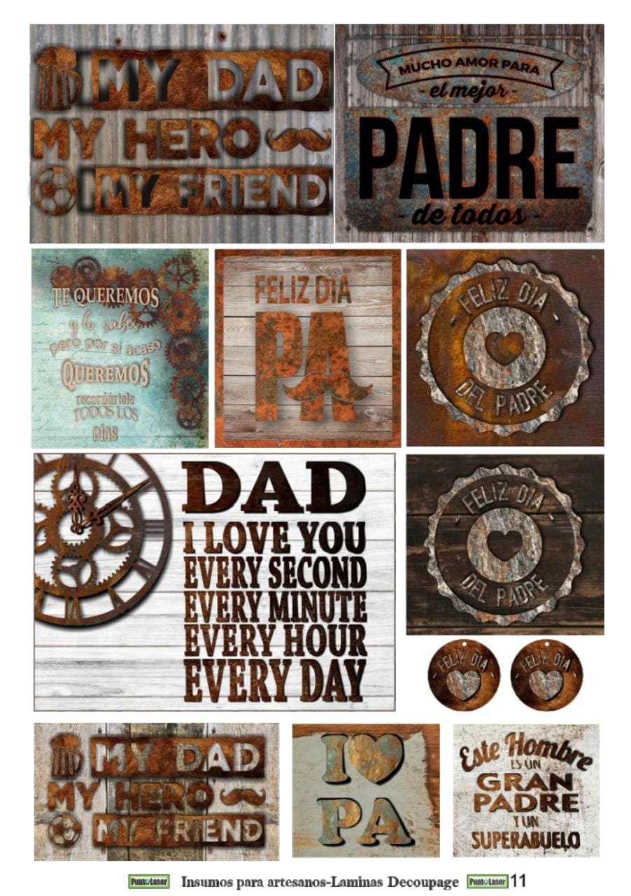 Laminas dia del padre 011
