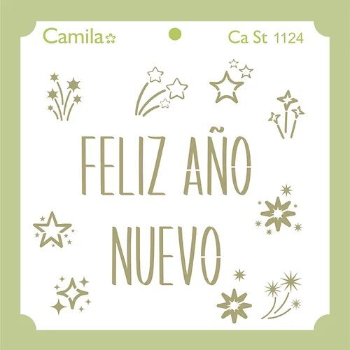 Stencil Camila Ca St 1124 20x20cm