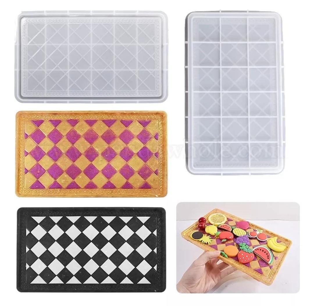 Molde de resina bandeja