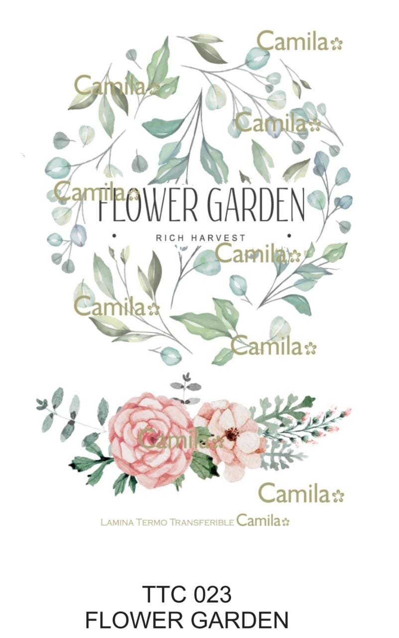 Lamina termo transferible ttc023