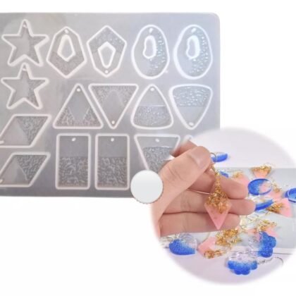 Molde de resina aros con textura