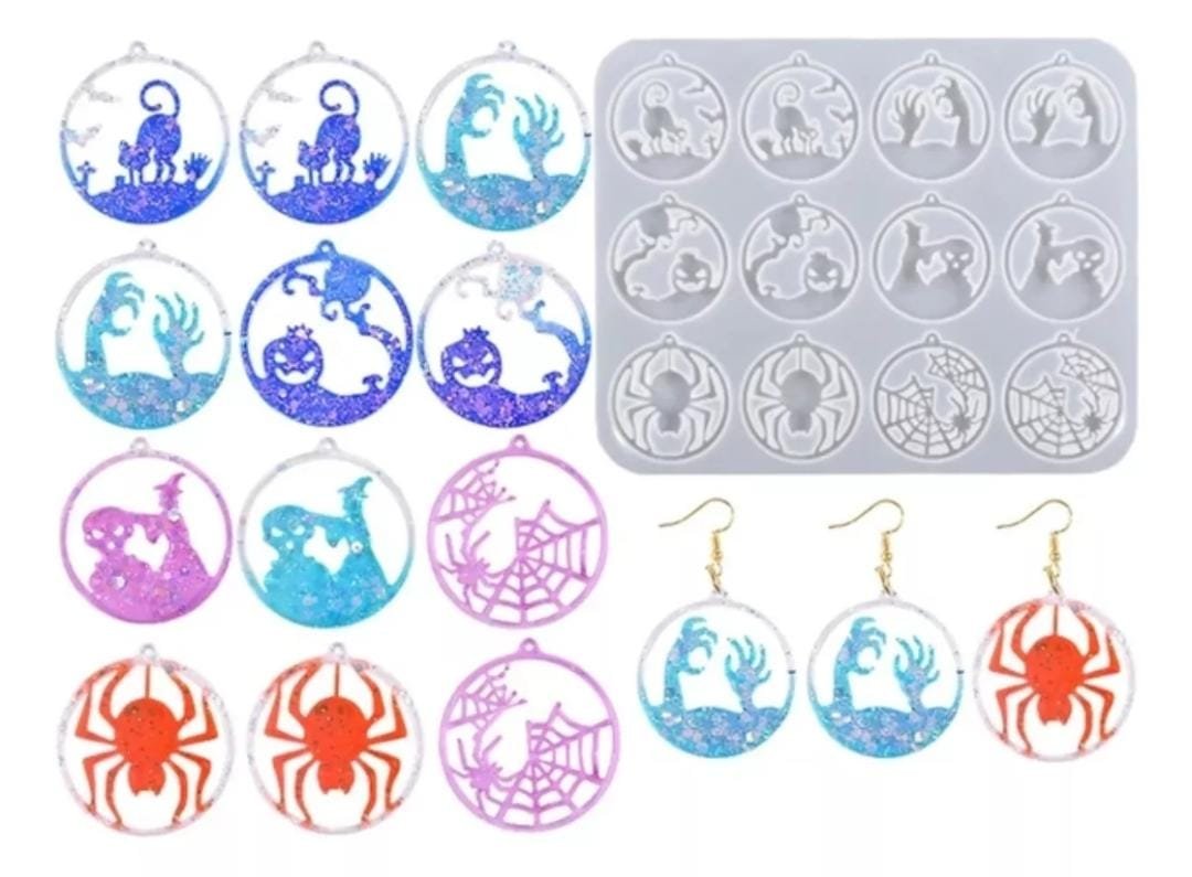 Molde de resina llaveros