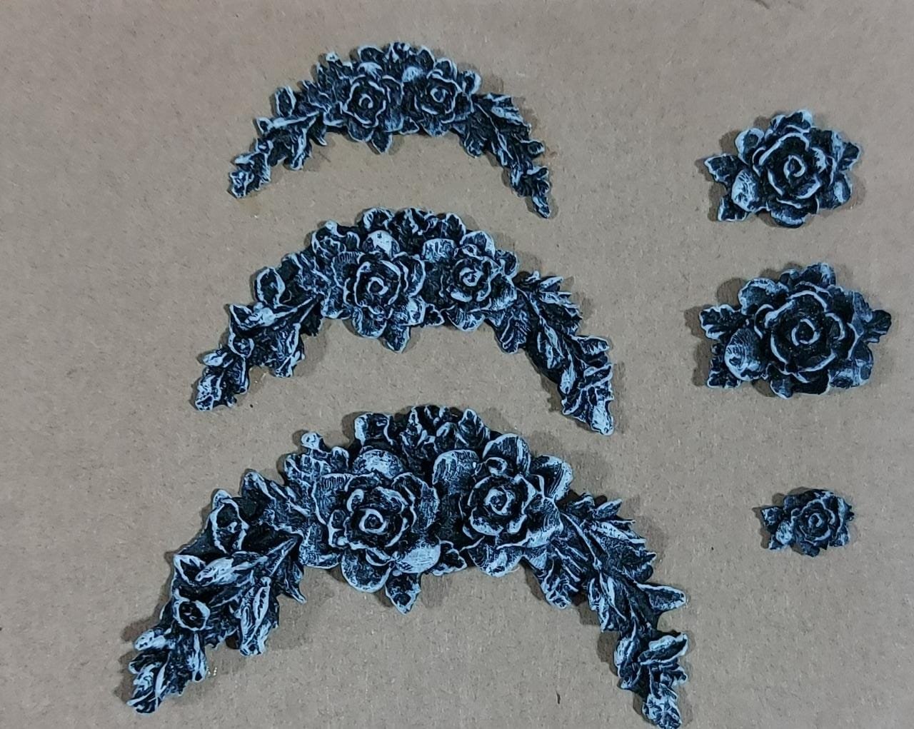 Molde de silicona flores