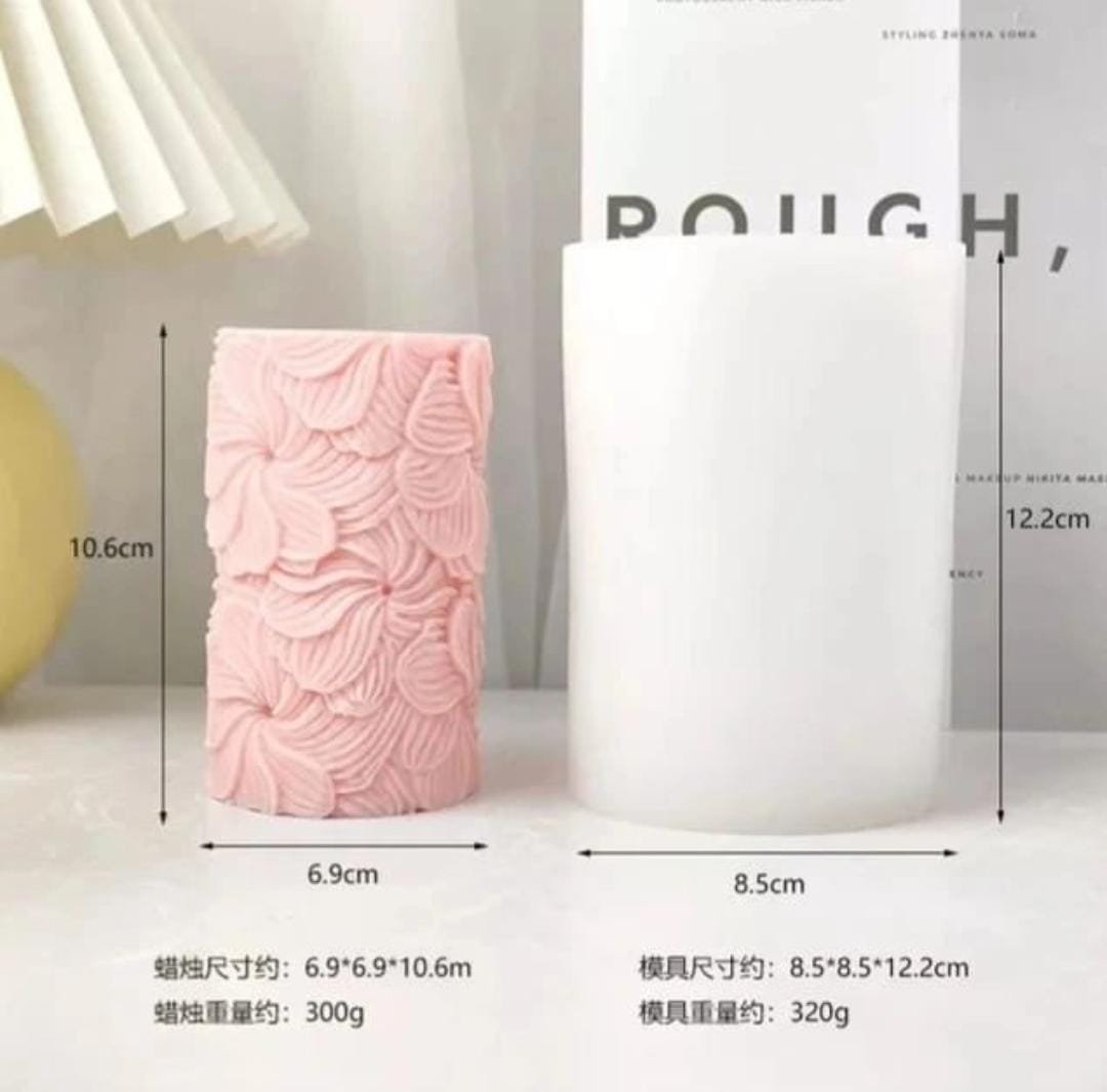 Molde de silicona rosas