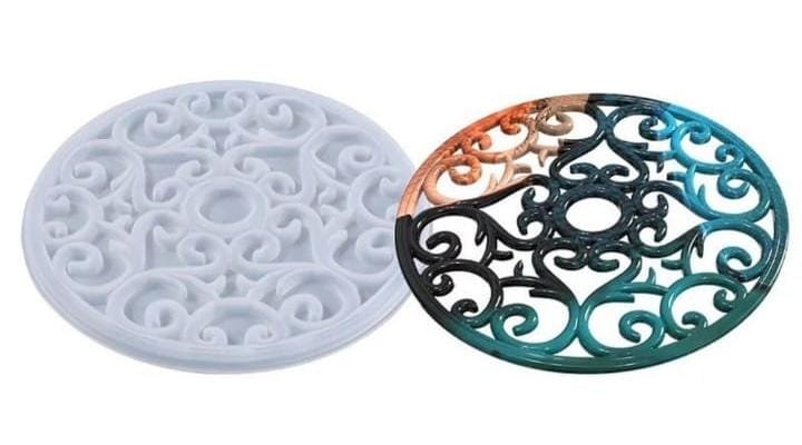 Molde de resina mandala