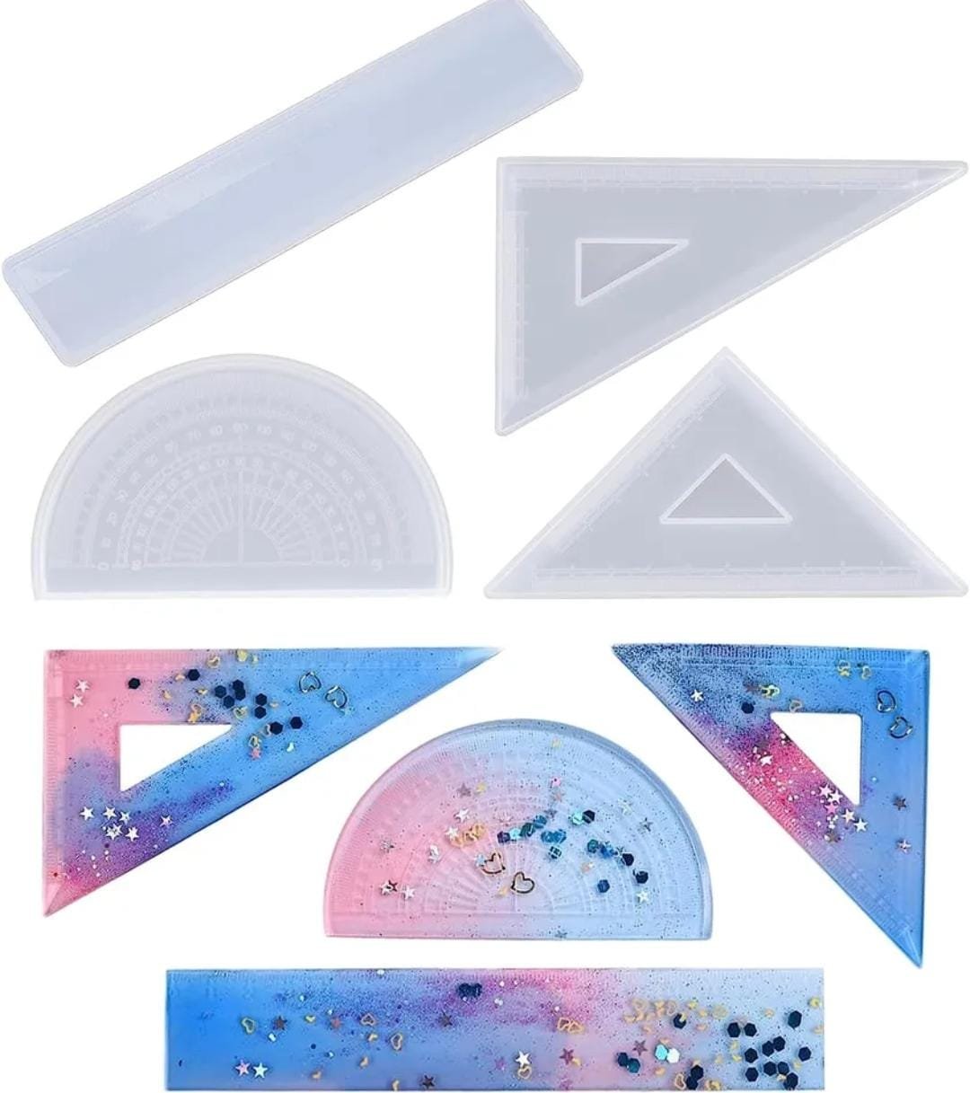 Molde de resina kit de reglas
