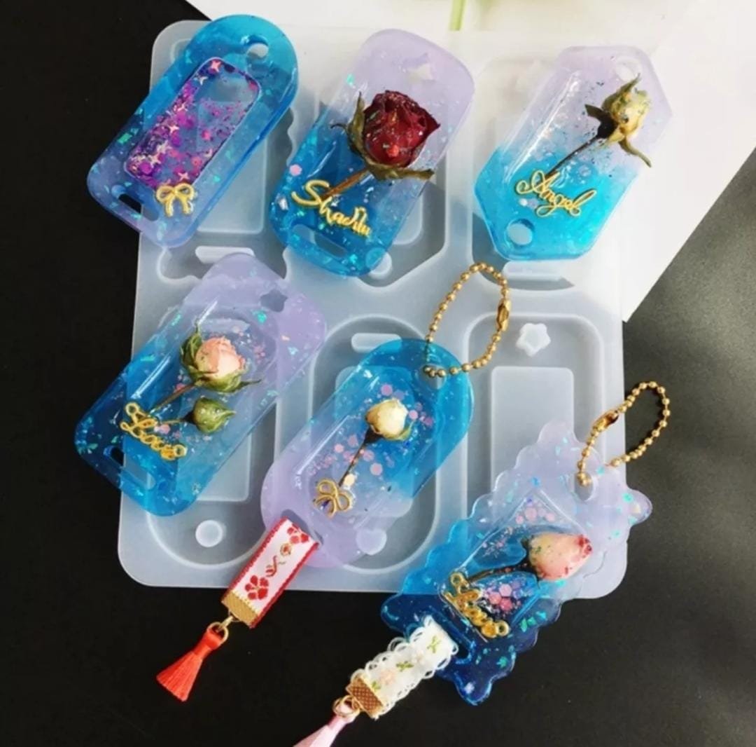 Molde de resina llaveros