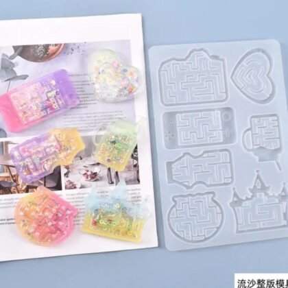 Molde de resina shakers x 8