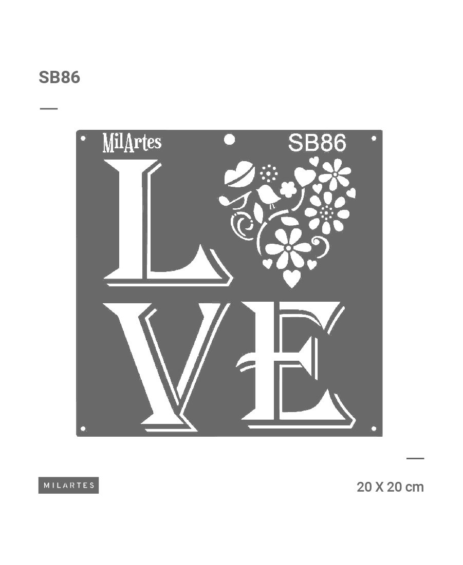 Stencil sb086