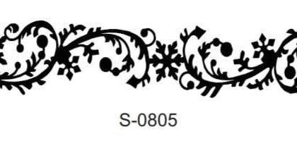 s805 sello 20cmx3,5cm bajo relieve