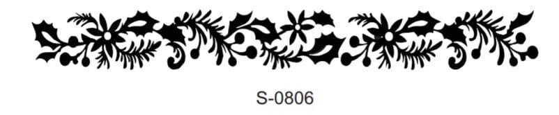 s806 sello 20cmx3,5cm bajo relieve