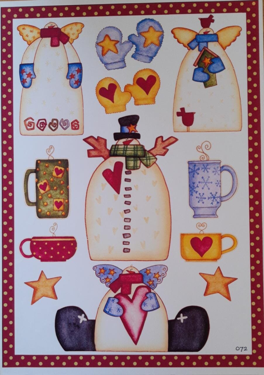 612nav Lamina decoupage