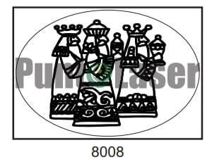 Sr8008 Sello alto relieve 7cmx10cm