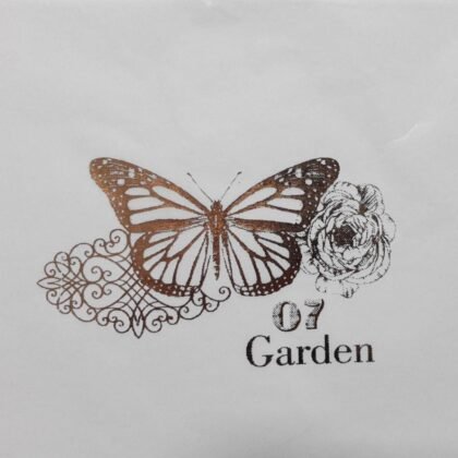 Lamina de seda con foil