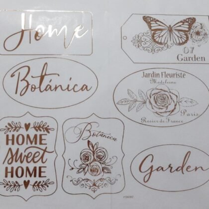 Lamina seda con foil A3 PLATA