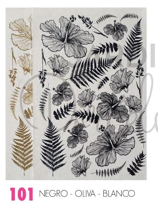 Calco vitrificable 101 Blanco