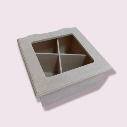 caja de te con visor c/ bisagra 4d