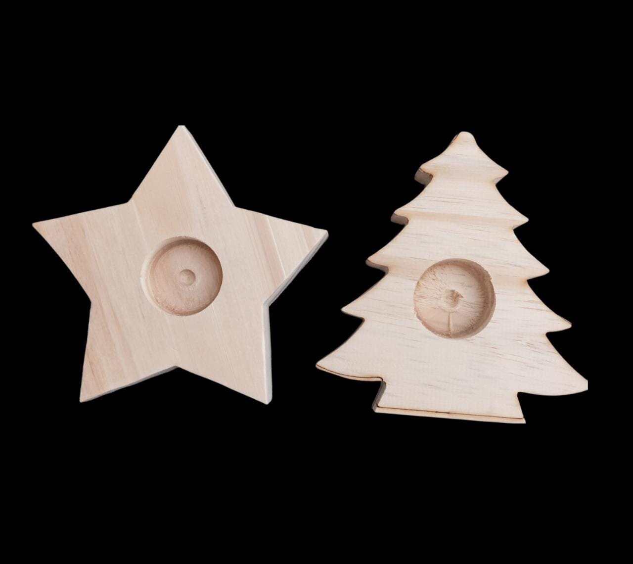 Porta velitas con forma