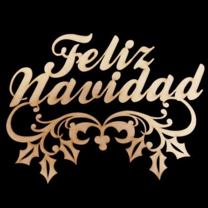 Feliz navidad  20cm