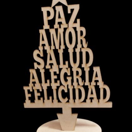 Pinito con palabras 85cm.