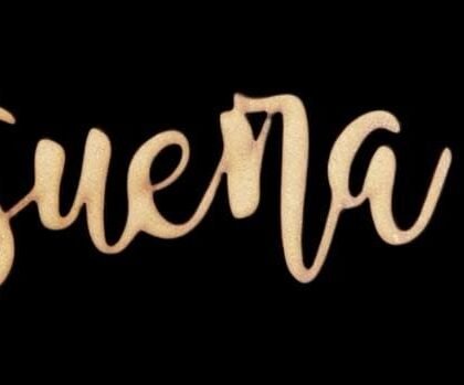 Palabra sueña 10cm con flecha