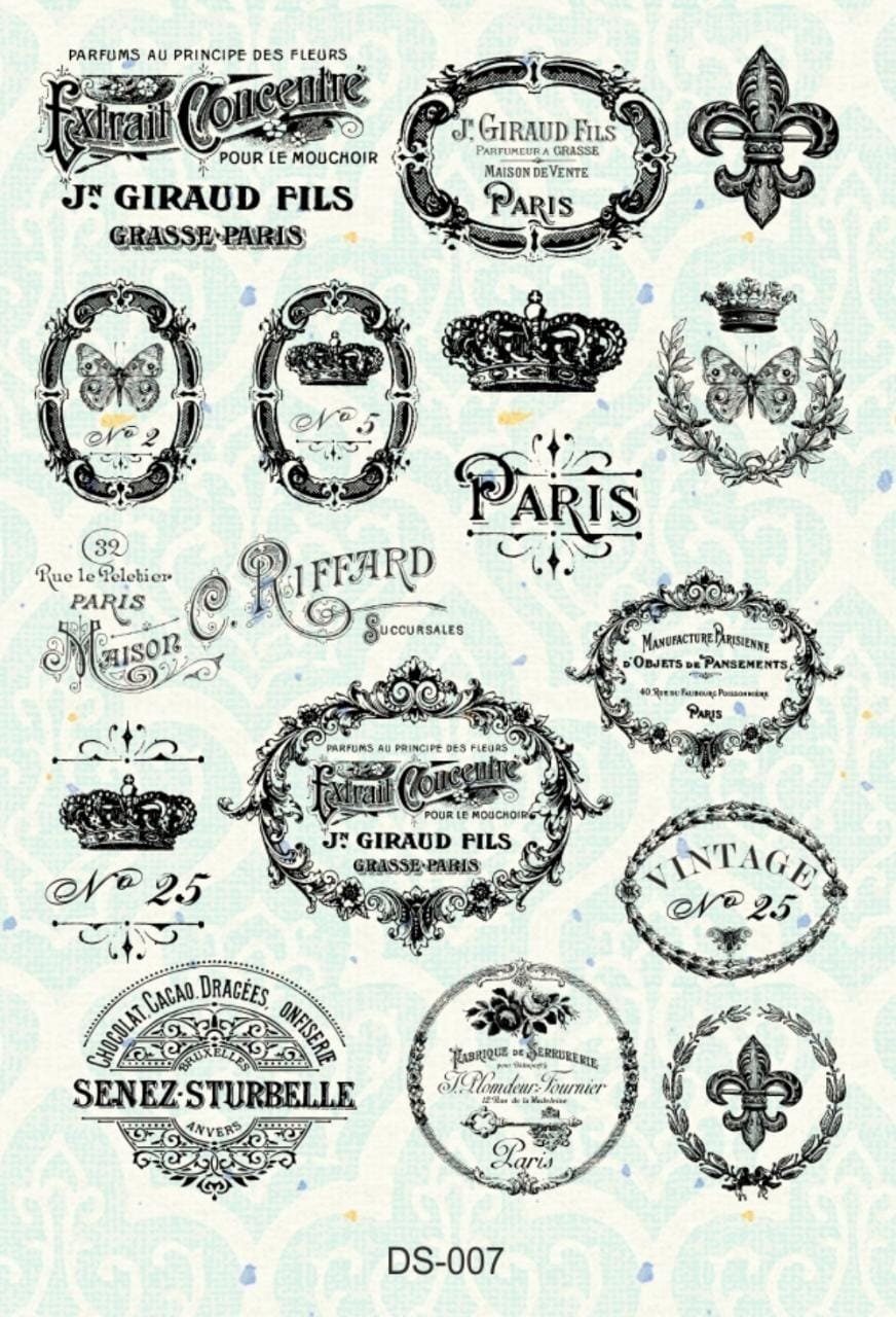 Lamina de seda con foil 35x50cm