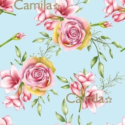 E048 FLORES FONDO SHABBY