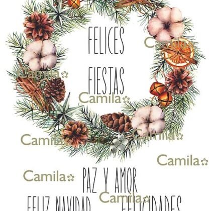 Rosca Felices Fiestas A4 NAV2028