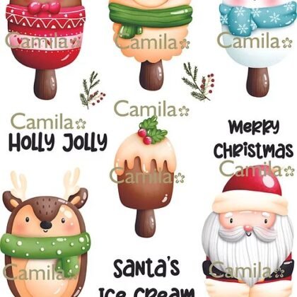 Los Roberto´s Navidad Ice Cream A4 D262