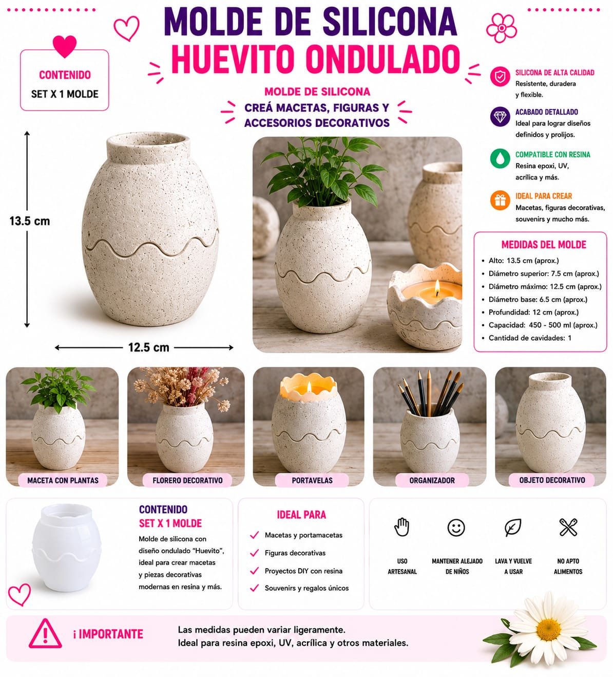 Molde huevito
