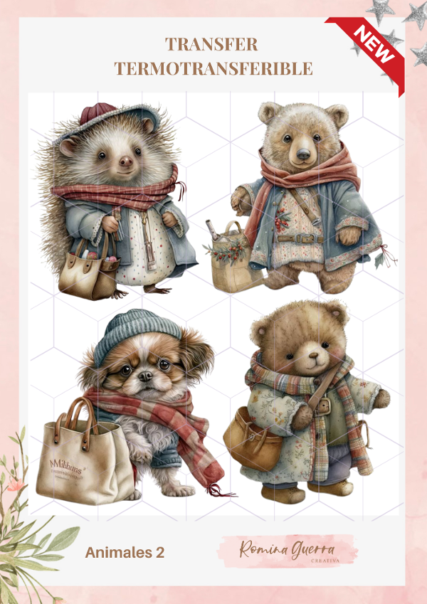 Animales 02 Lamina termotransferible
