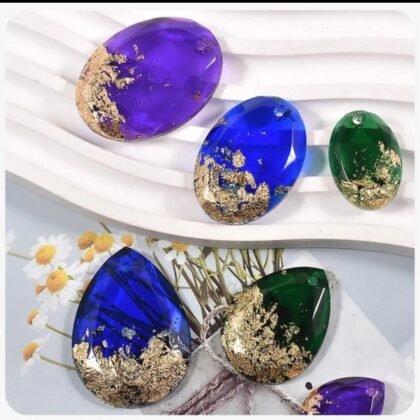 Molde de resina piedras