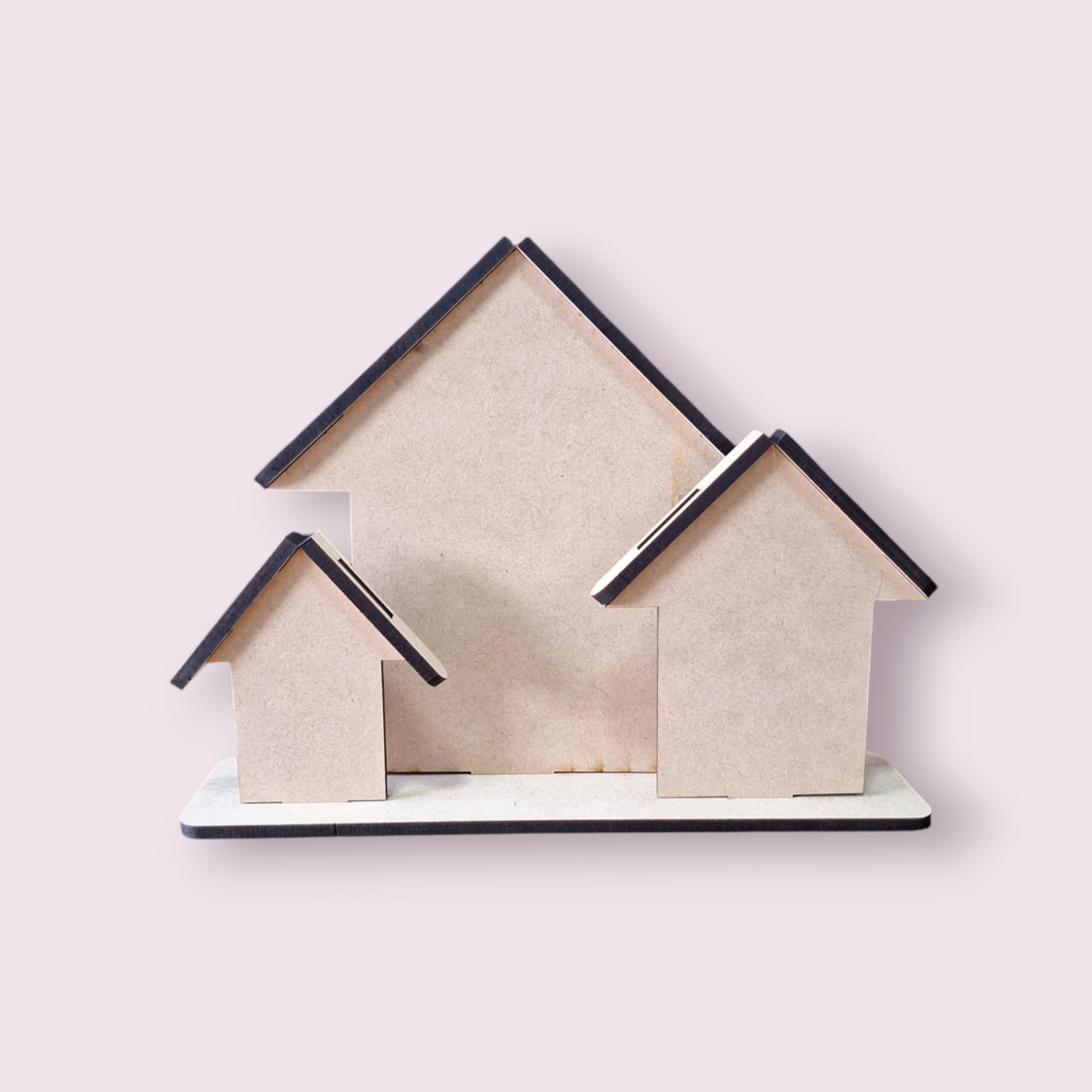 Casitas en madera x3