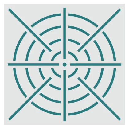 Stpun 02 stencil 15cm