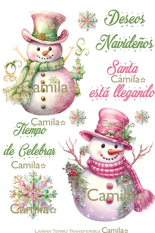 Lamina termotransferible ttn25