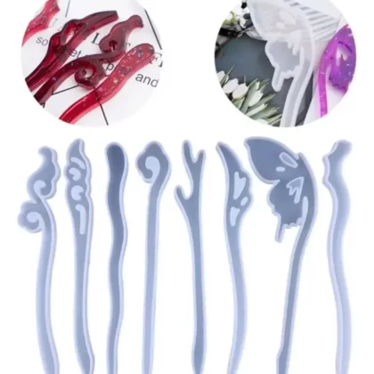 Set x8 moldes varillas para peinado