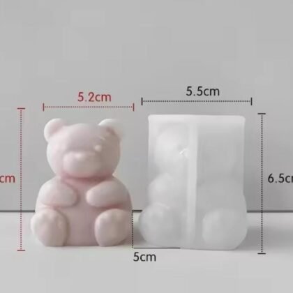 Molde de silicona vela oso