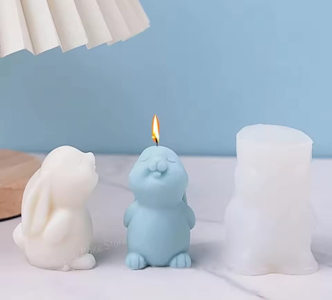 Molde de vela conejito