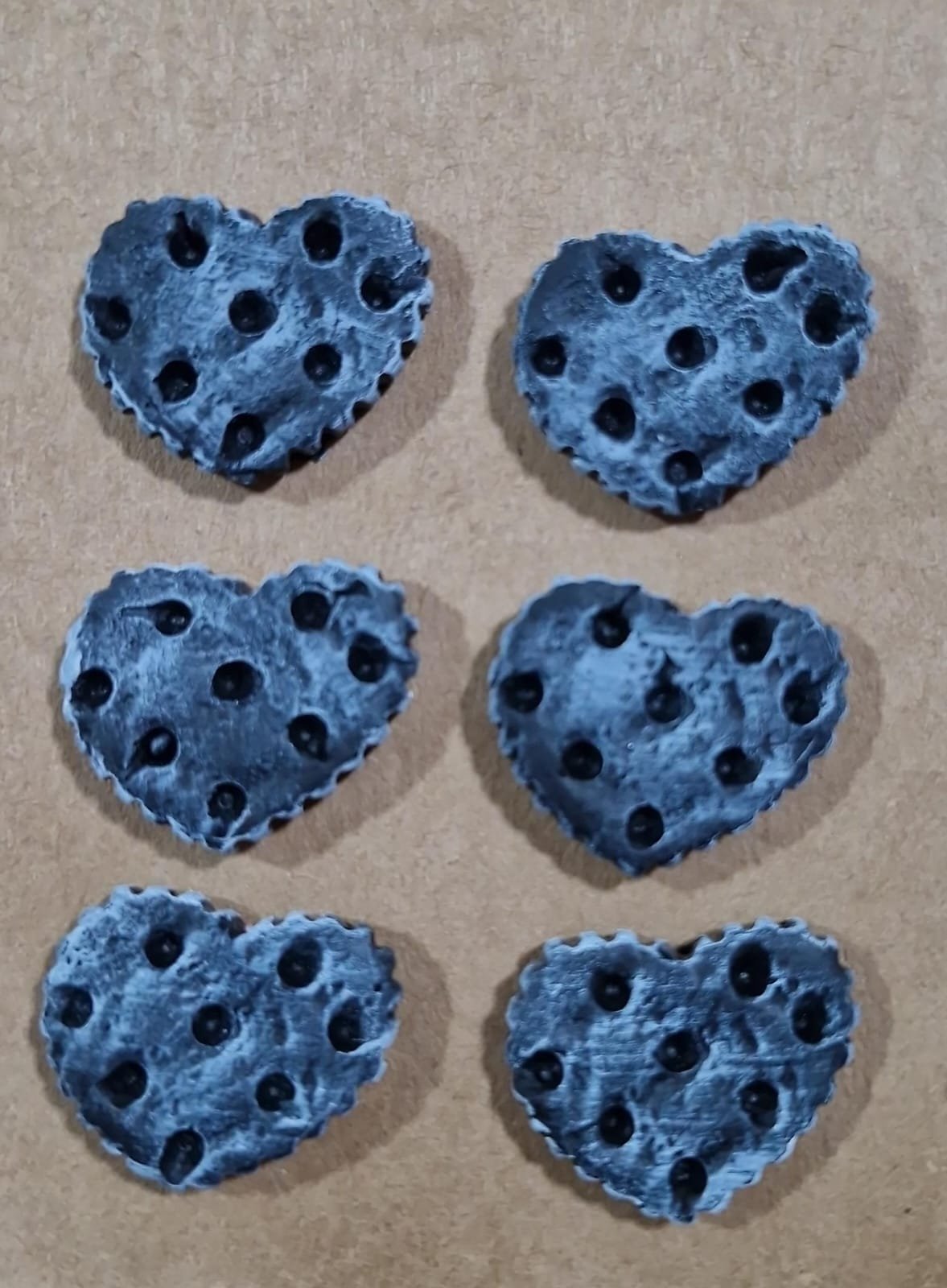 Molde de silicona corazones