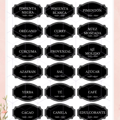 Transfer magic XL condimentos 1 negro