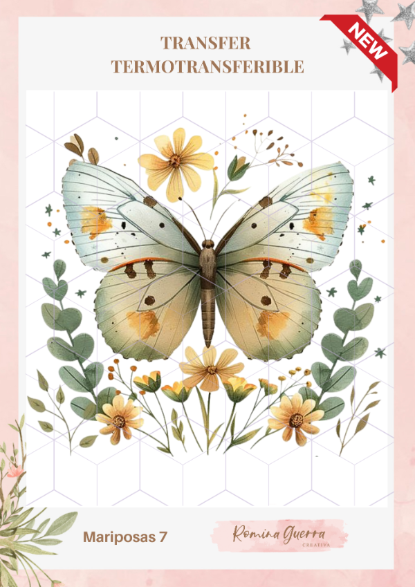 Mariposas 07 Lamina termotransferible