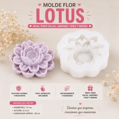 Molde de flor
