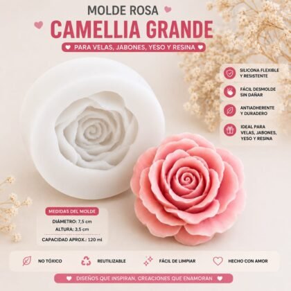 Molde de resina camelia