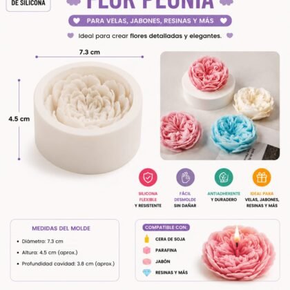 Molde de flor