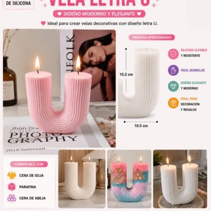 Molde de vela u