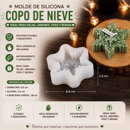 Molde vela estrella